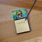 Edge Collections - 3" x 3" - Multicolor - Sticky Note Holder Refillable Dispenser Self-Sticky Note Pads, Memo Pads Blank Desk Accessories - 1 pieces